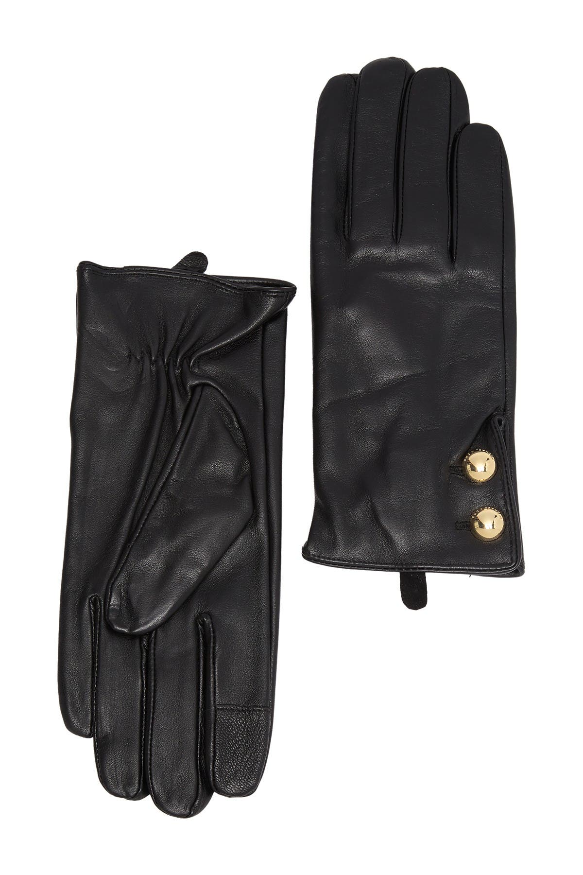 michael kors women's leather gloves