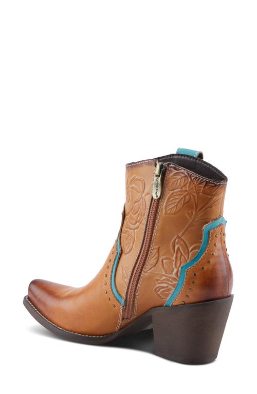 L'artiste By Spring Step Rebamac Western Boot In Camel