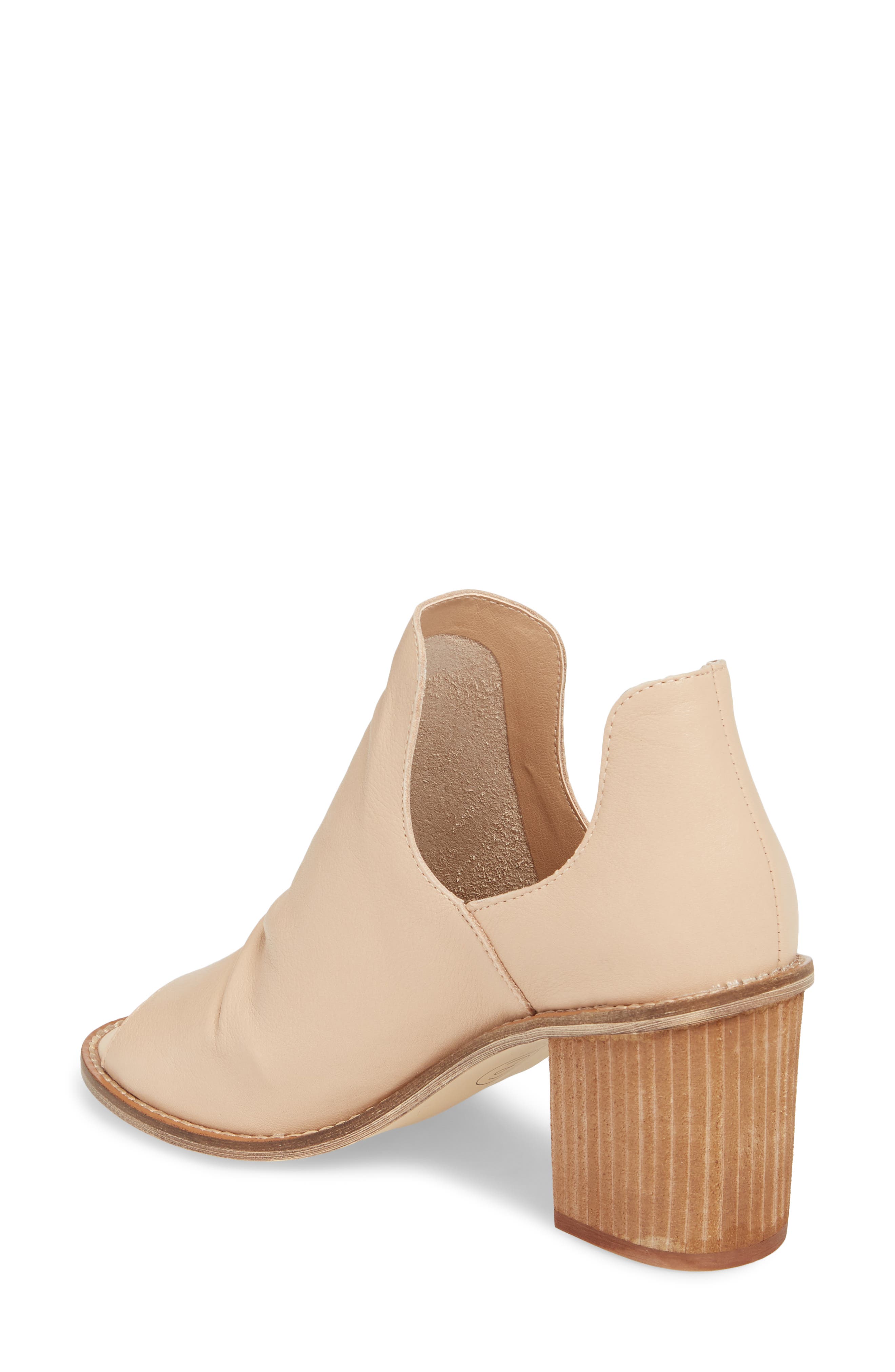 carlita peep toe bootie