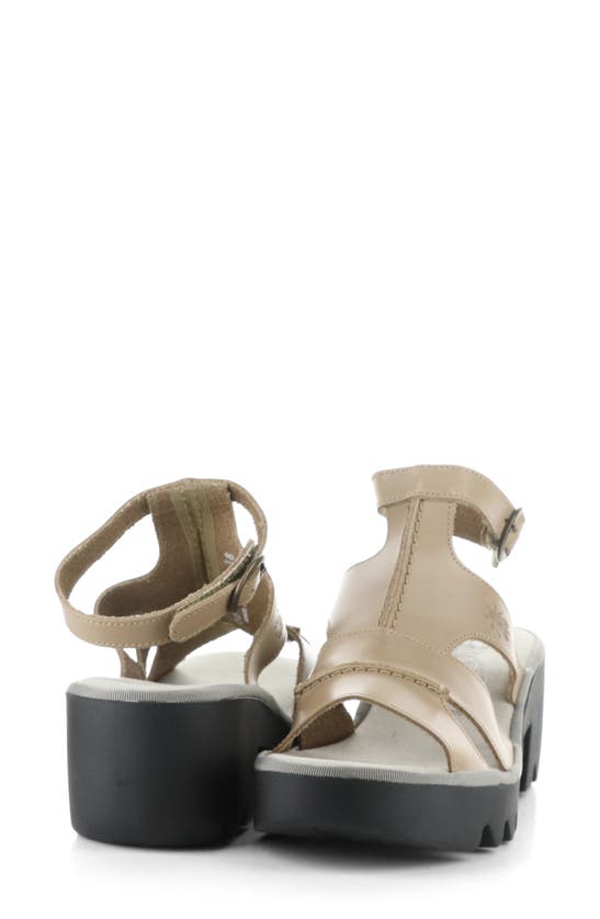 Fly London Tawi Strappy Sandal In Taupe