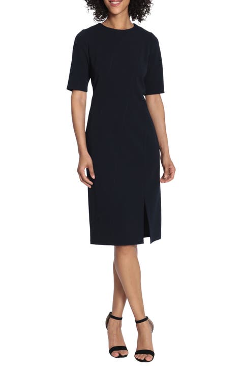 Short Sleeve Sheath Dress