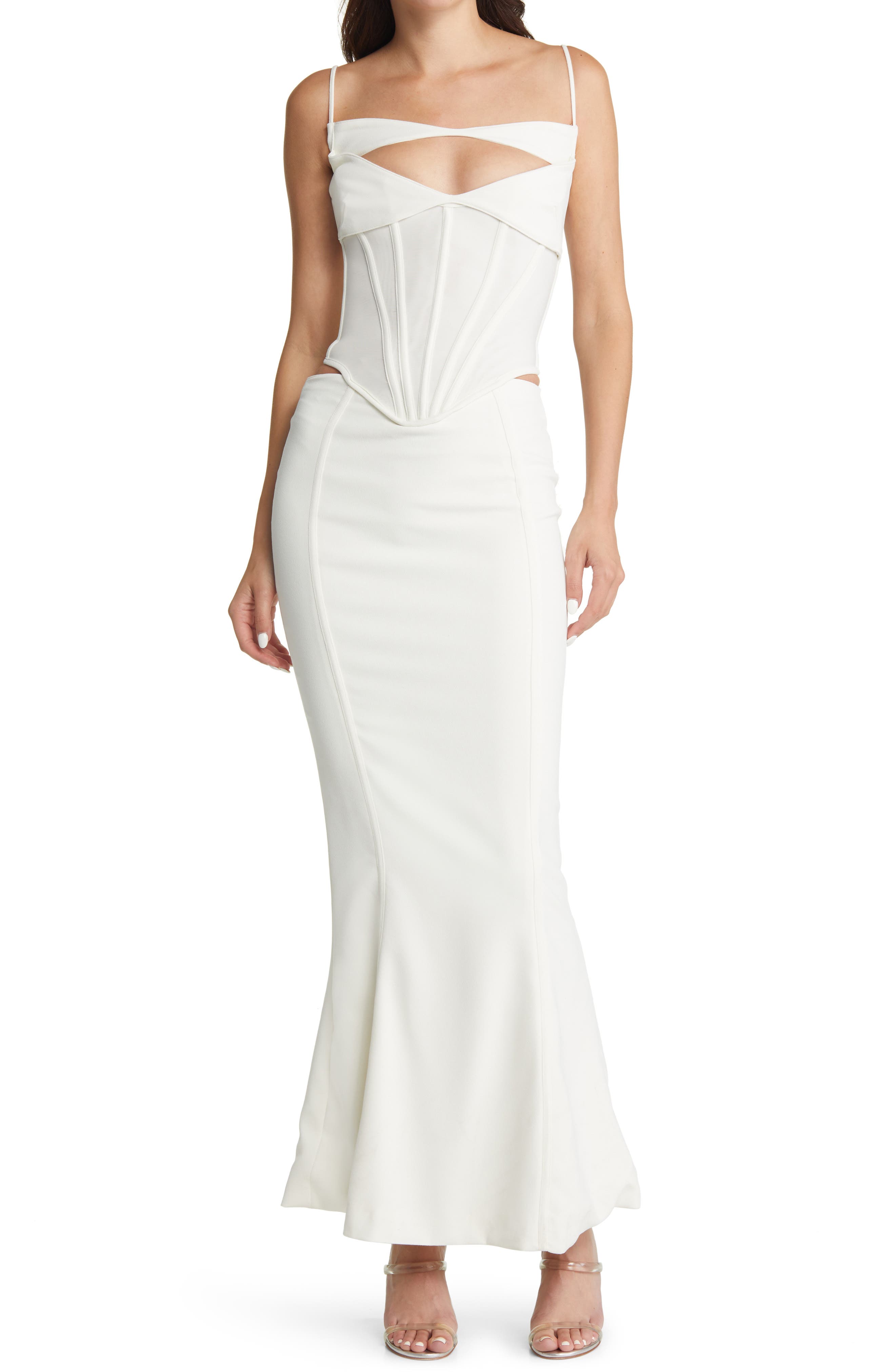 house of cb dress white