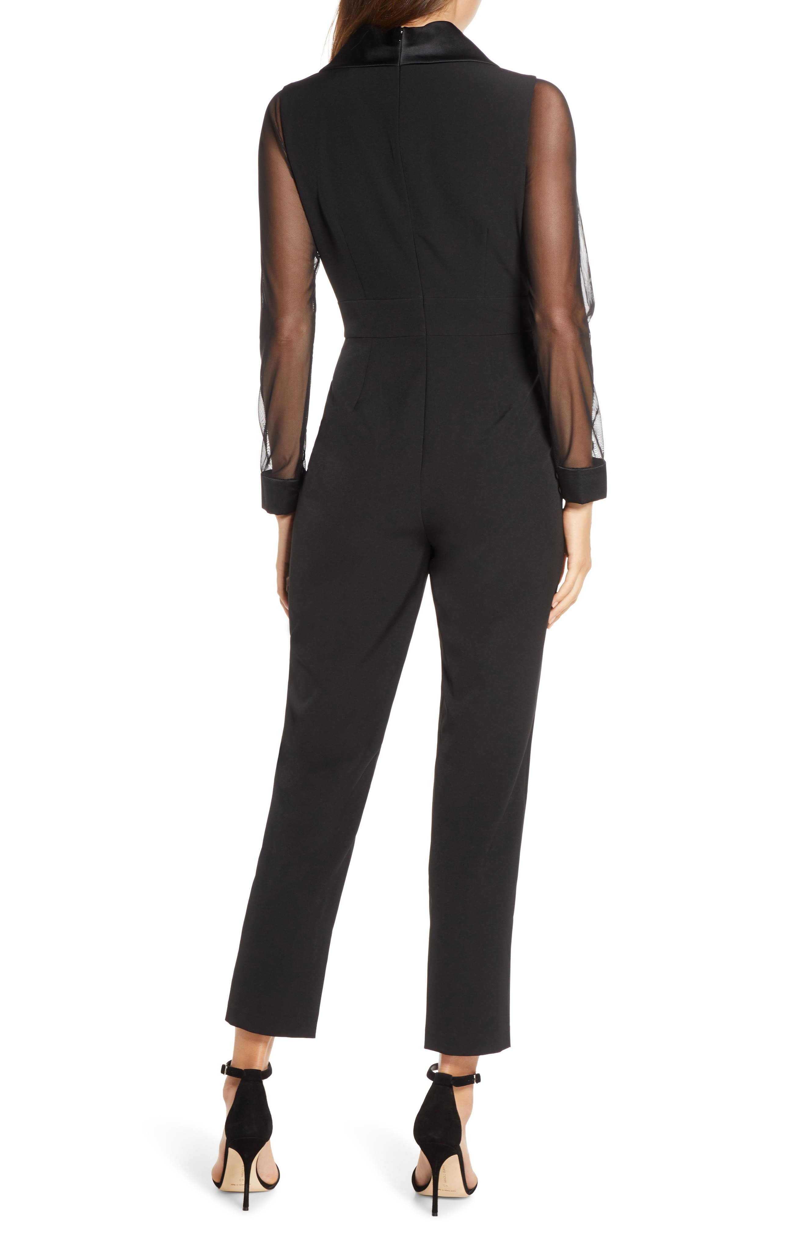 eliza j tuxedo jumpsuit