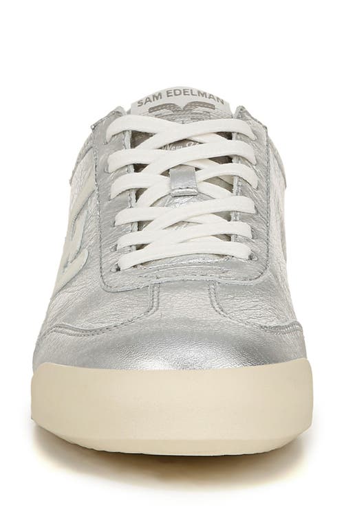 Shop Sam Edelman Ivey Sneaker In Soft Silver/sugar