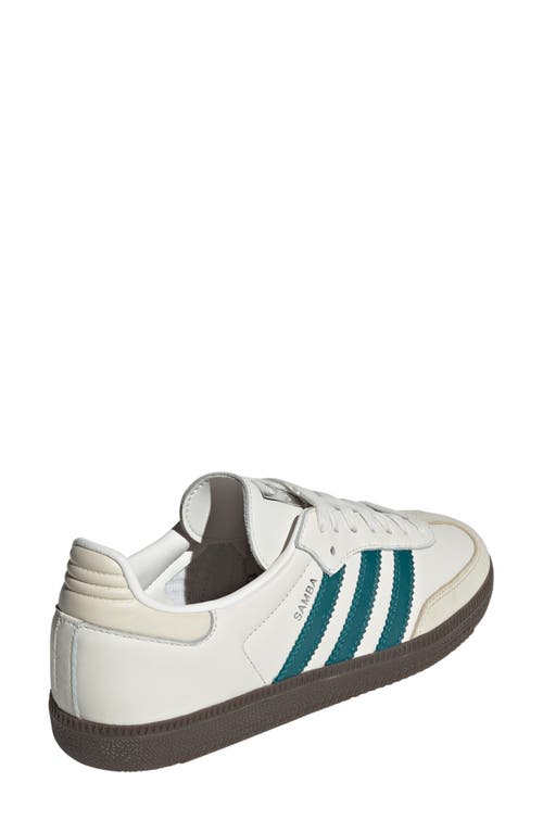 Shop Adidas Originals Adidas Samba Sneaker In Cloud/teal/wonder