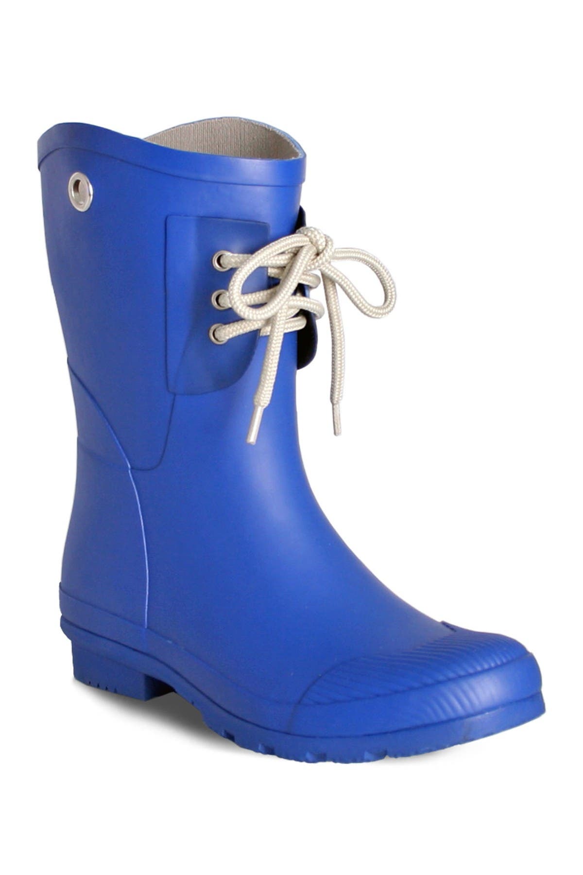 Nomad Footwear Kelly B Lace-up Waterproof Rain Boot In Classic Blue