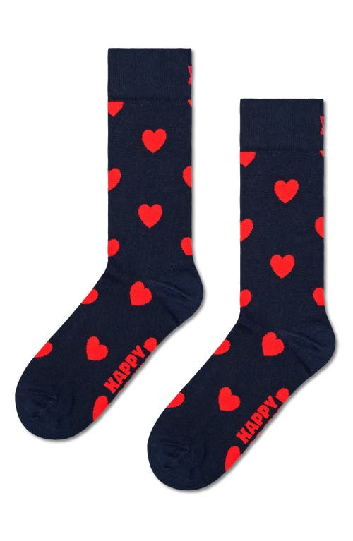 Happy Socks Flower Crew Sock Gift Set In Blue