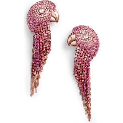 Kate Spade New York Parrot Fringe Statement Earrings