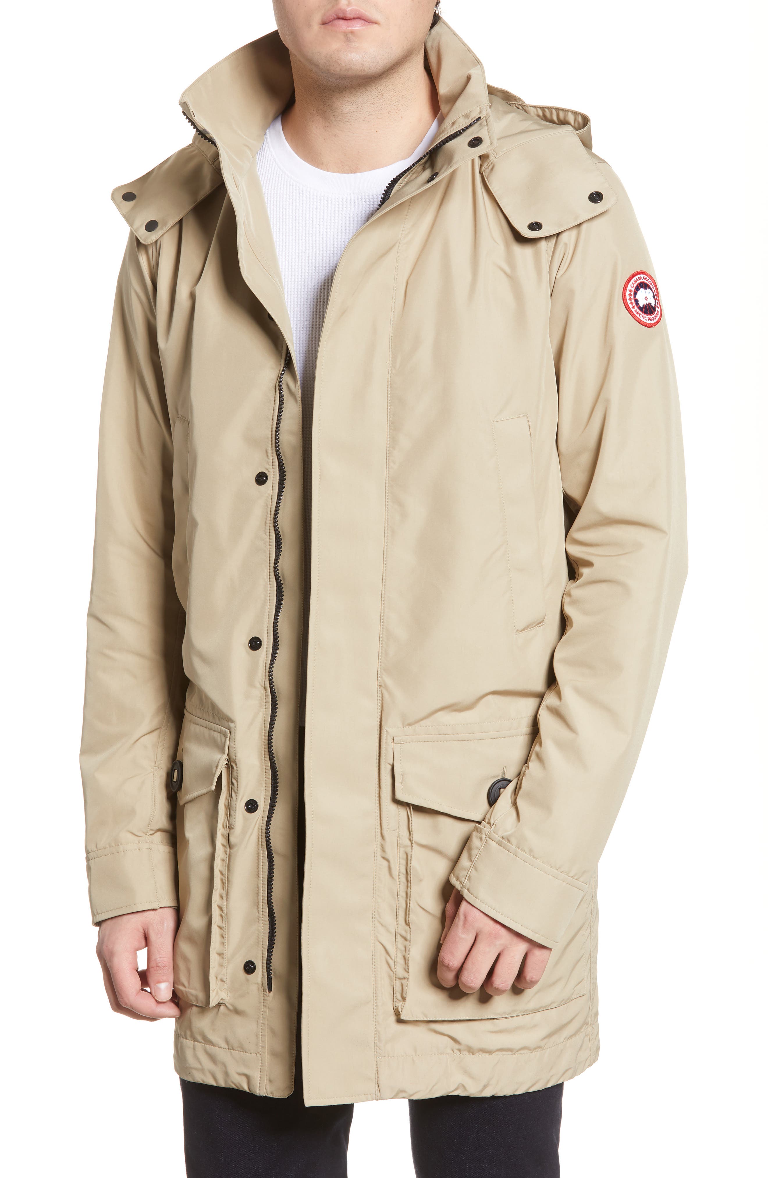 canada goose men's crew trench coat