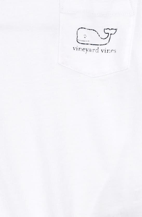Shop Vineyard Vines Kids' Whale Logo Pocket Graphic T-shirt In White Cap