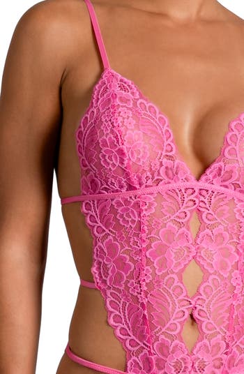 In Bloom by Jonquil Love Story Strappy Lace Teddy
