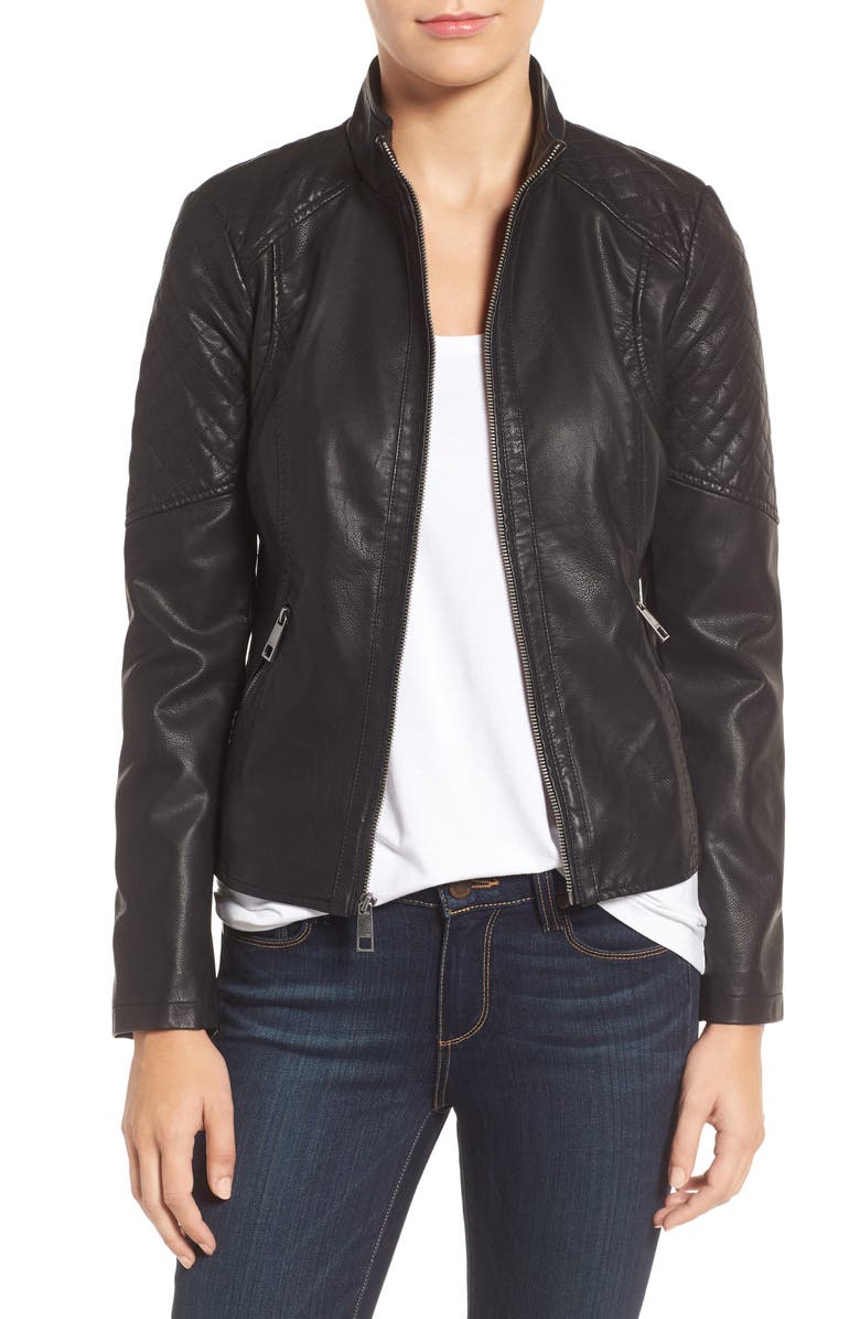 GUESS Faux Leather Jacket | Nordstrom