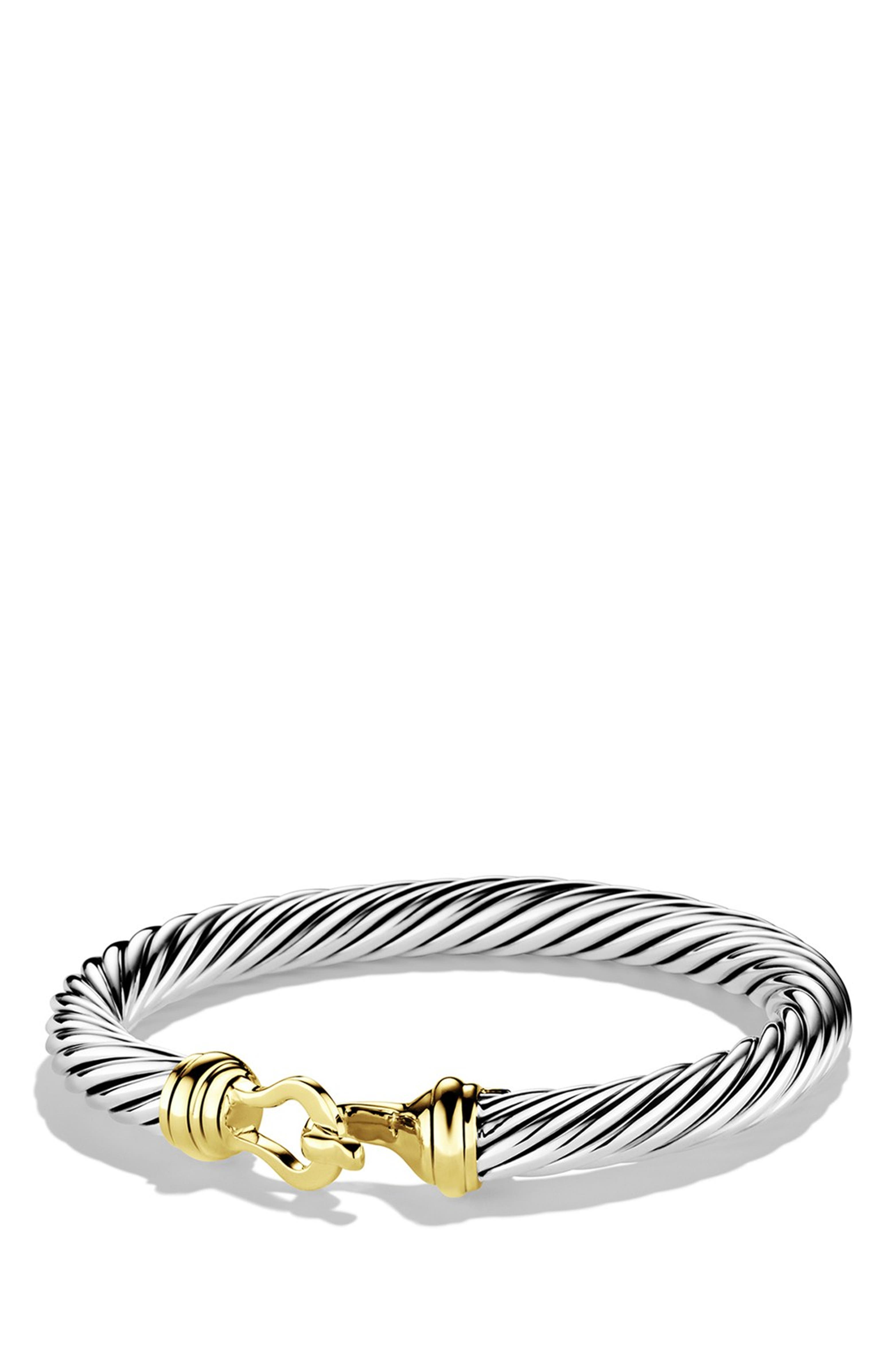 David Yurman 'Cable Buckle' Bracelet with Gold | Nordstrom