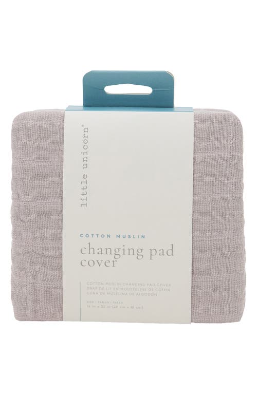 little unicorn Cotton Muslin Changing Pad Cover in Porpoise at Nordstrom