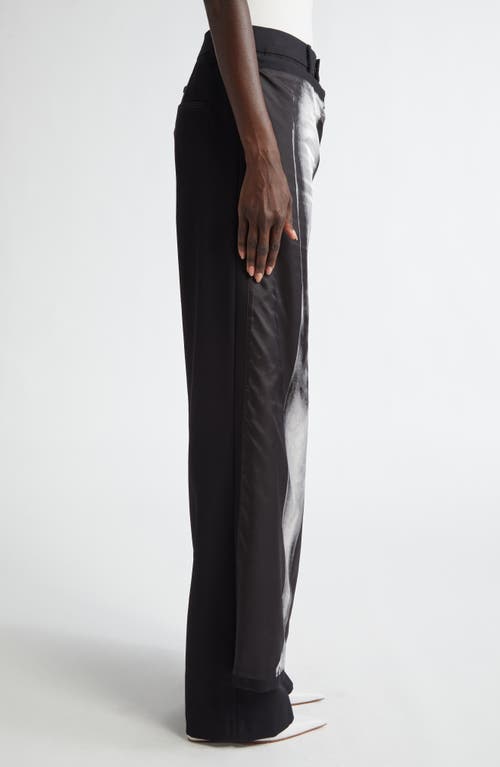 Shop Jean Paul Gaultier The Body Marinêre Suit Pants Skirt In Black/black/white