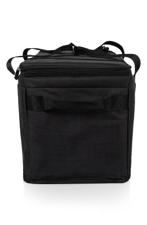Picnic Time Collapsible Cooler Tote In Black