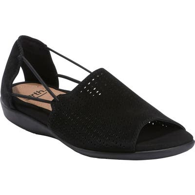 Earth Alder Abra Sandal, Black