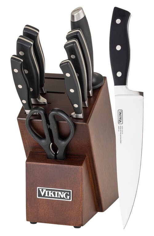 Viking 10-Piece True Forged Knife Block Set in Stainless Steel at Nordstrom