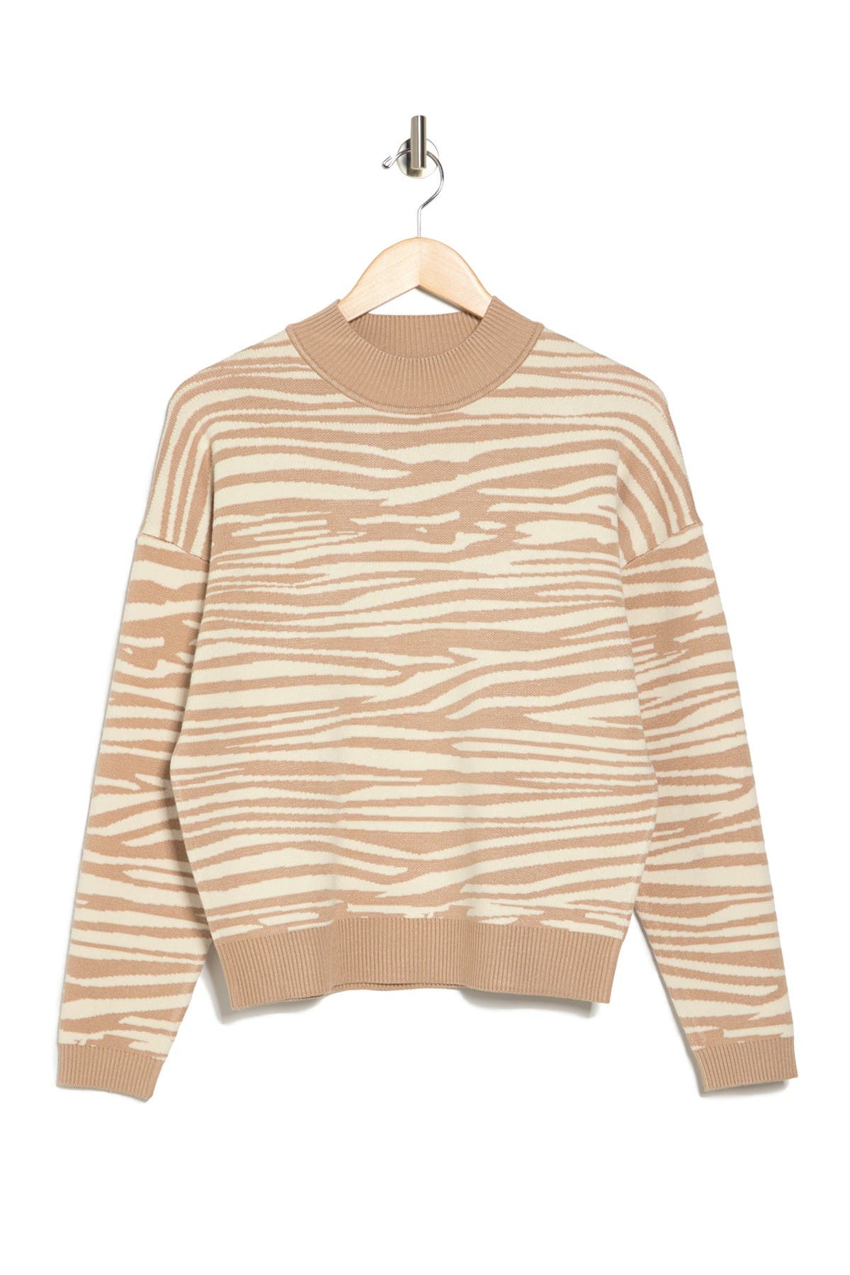 WAYF | Intarsia Zebra Print Sweater | Nordstrom Rack