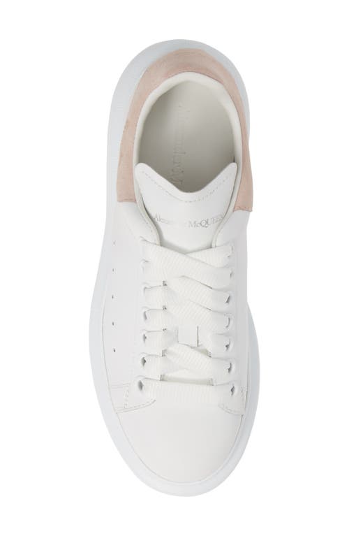 Shop Alexander Mcqueen Oversized Sneaker In White/patchouli 161