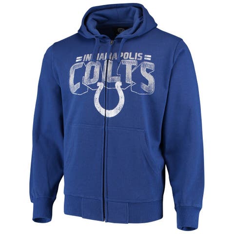 Indianapolis Colts Hands High Full Zip Hoodie - Royal