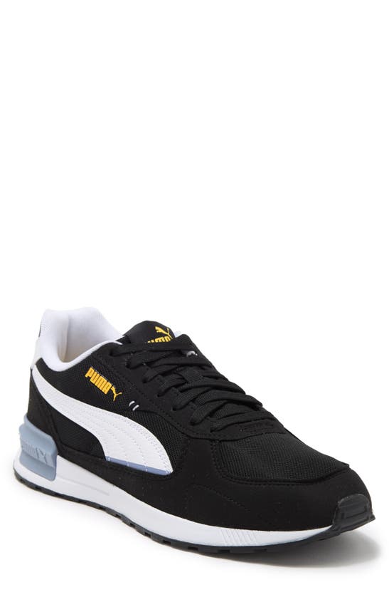 Puma Graviton Running Shoe In Black-white-filtered Ash