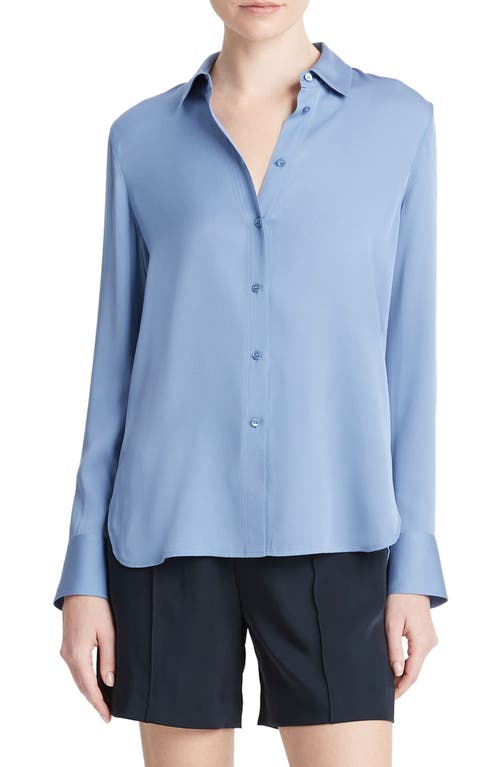 Vince Stretch Silk Blouse at Nordstrom,