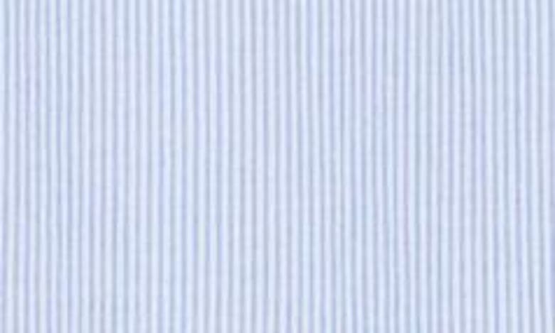 Coastaoro Niko Stripe Cotton Short Sleeve Button-up Shirt In Blue