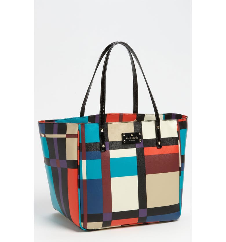 kate spade new york 'perry street plaid - sidney' tote | Nordstrom