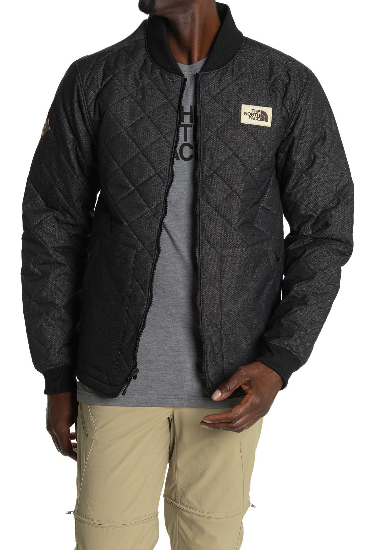 north face quilted parka