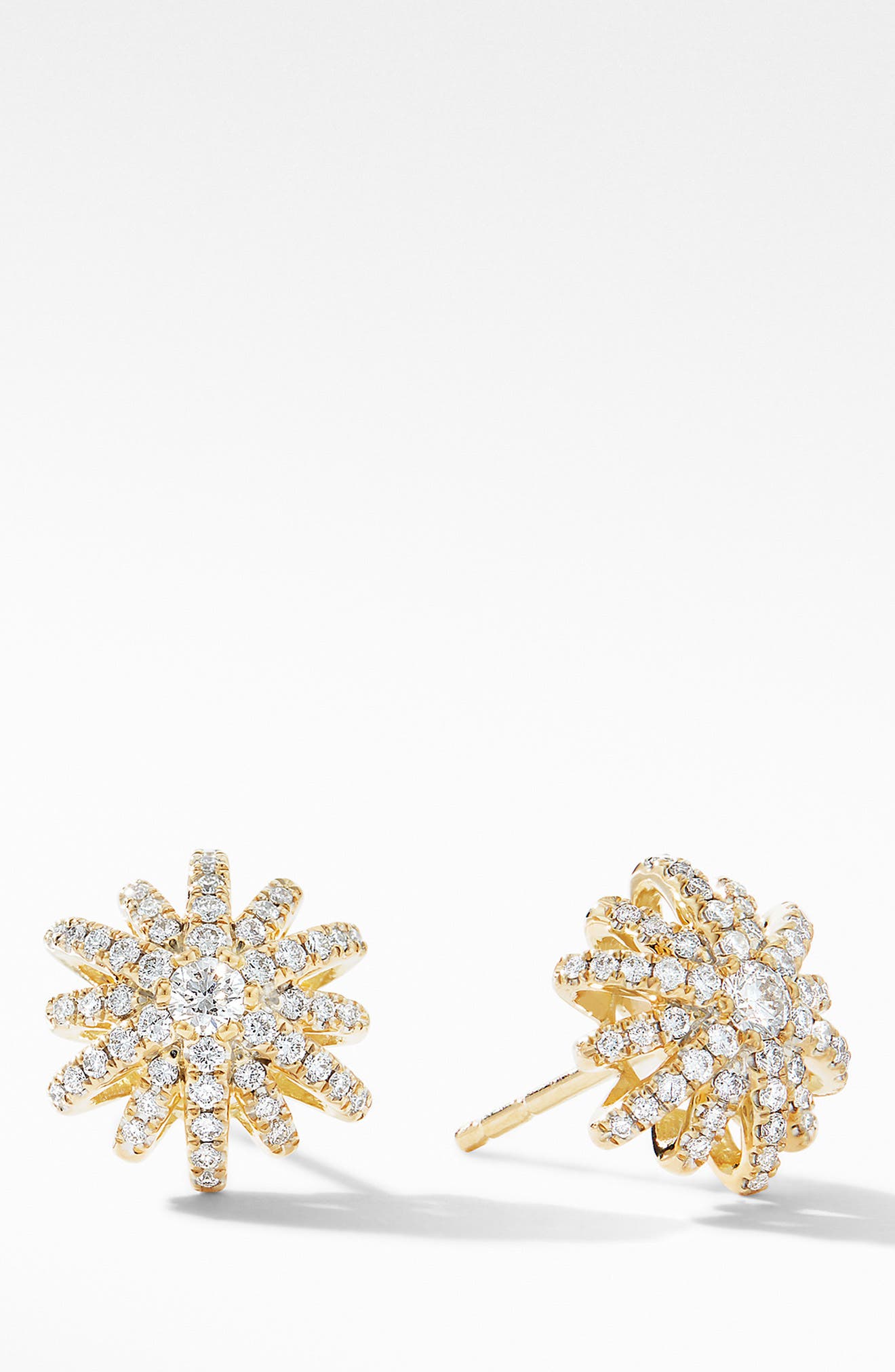 david yurman starburst earrings with diamonds