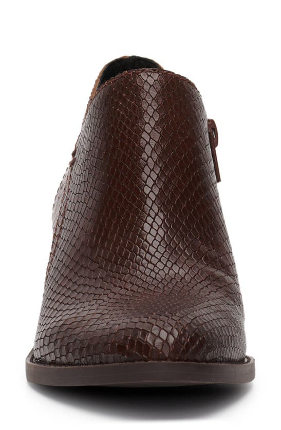 Lucky Brand Fanky Suede Bootie In Roasted Elnbes