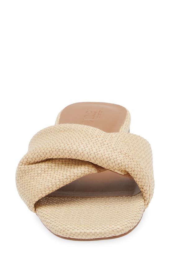 Shop Nordstrom Rack Chantelle Slide Sandal In Natural Raffia