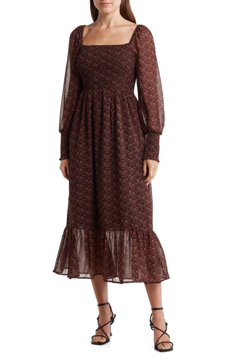 Martine Long Sleeve Maxi Dress