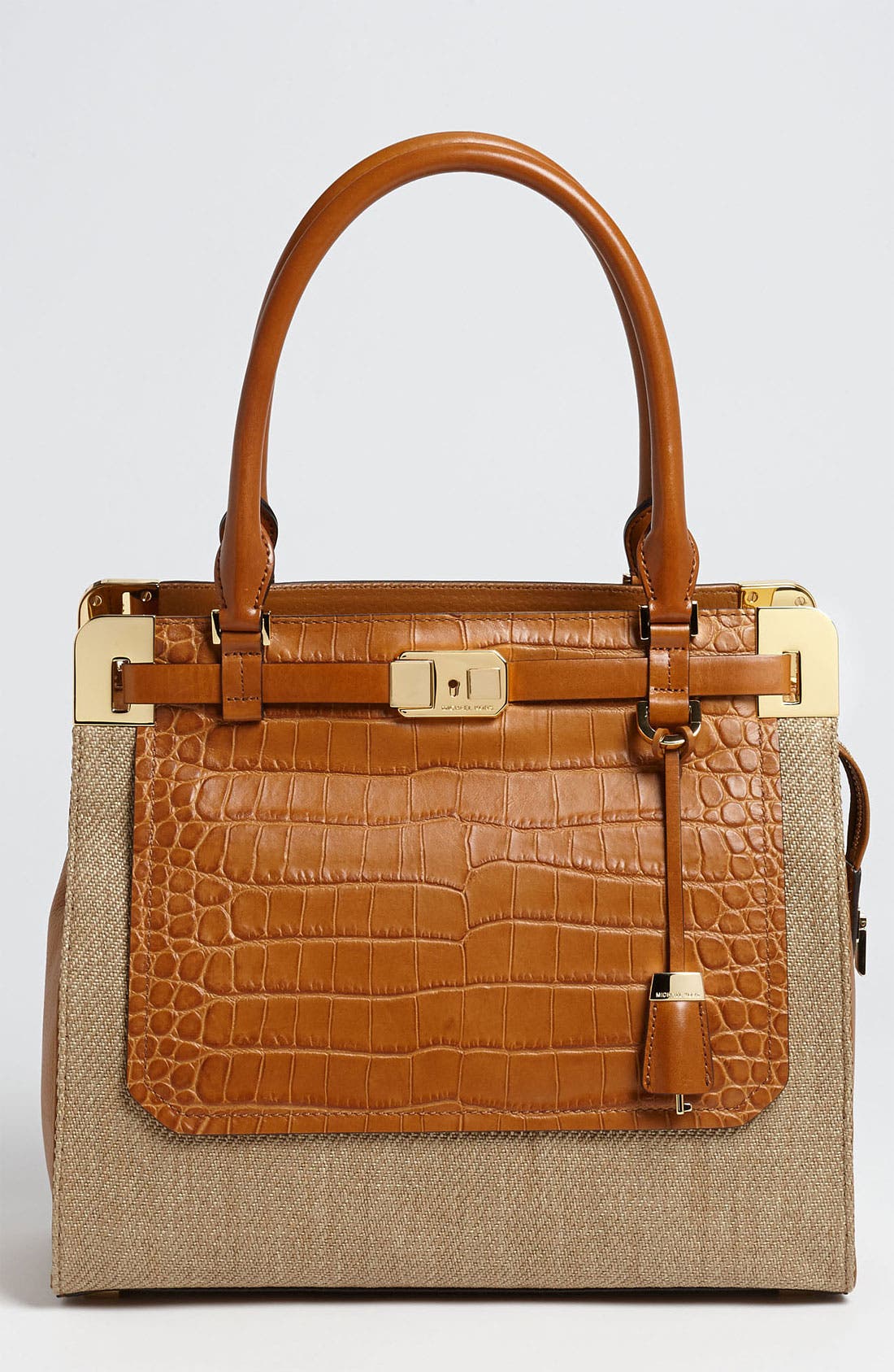 michael kors blake leather satchel