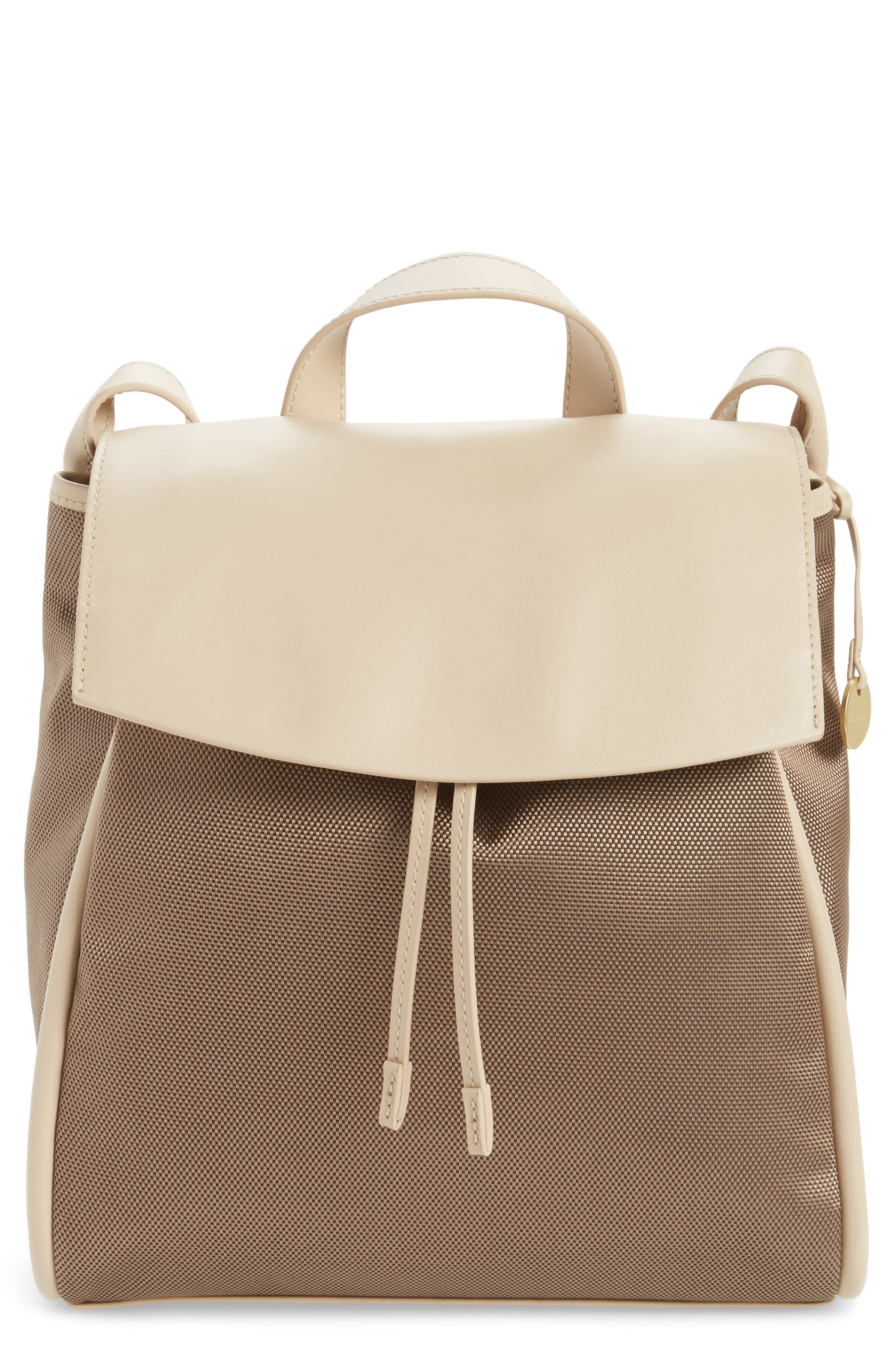 skagen ebba leather backpack