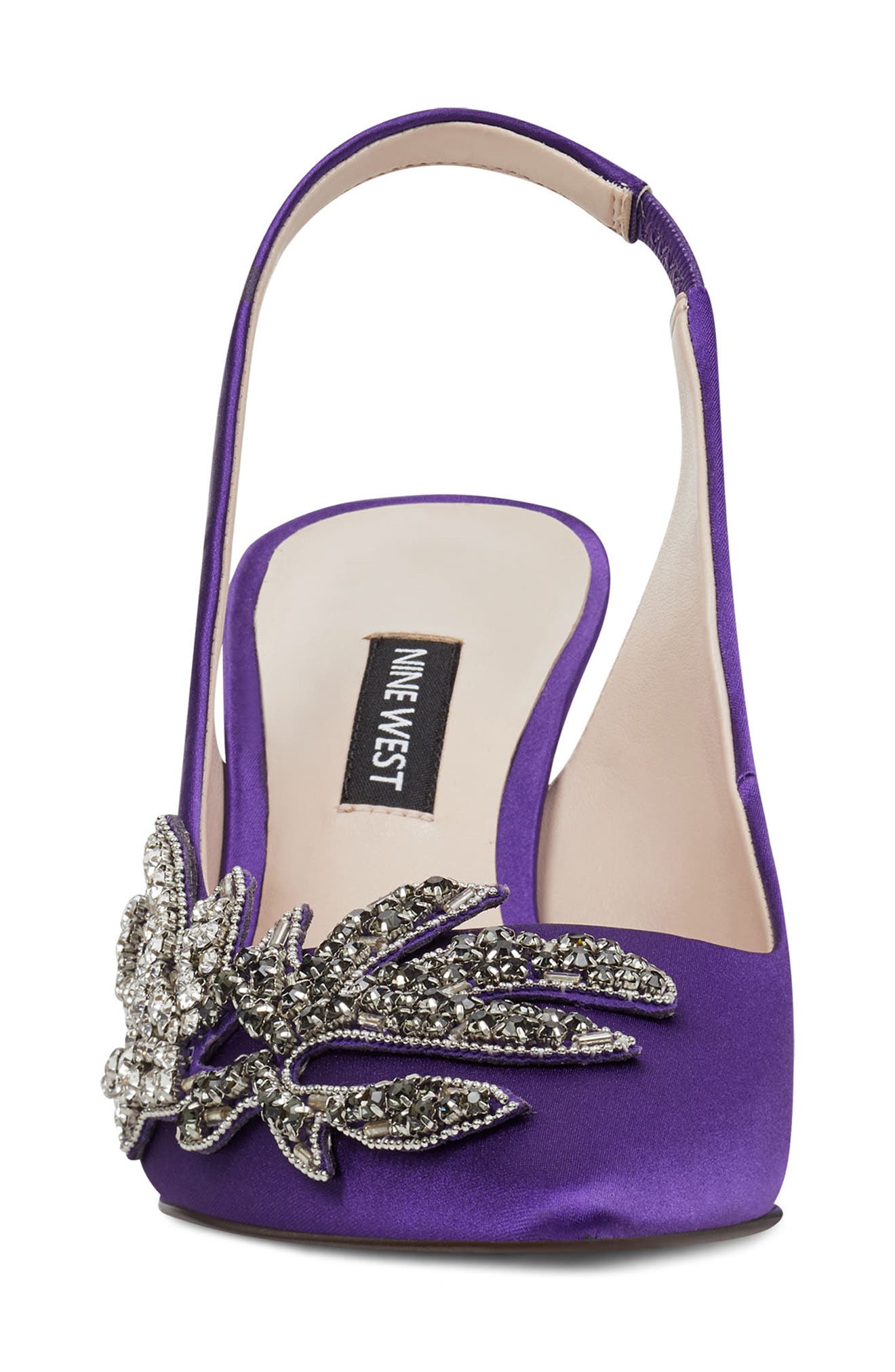 mathias embellished slingback pumps