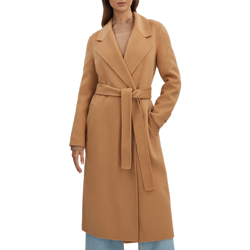 REISS REISS EMILE BELTED WOOL BLEND COAT