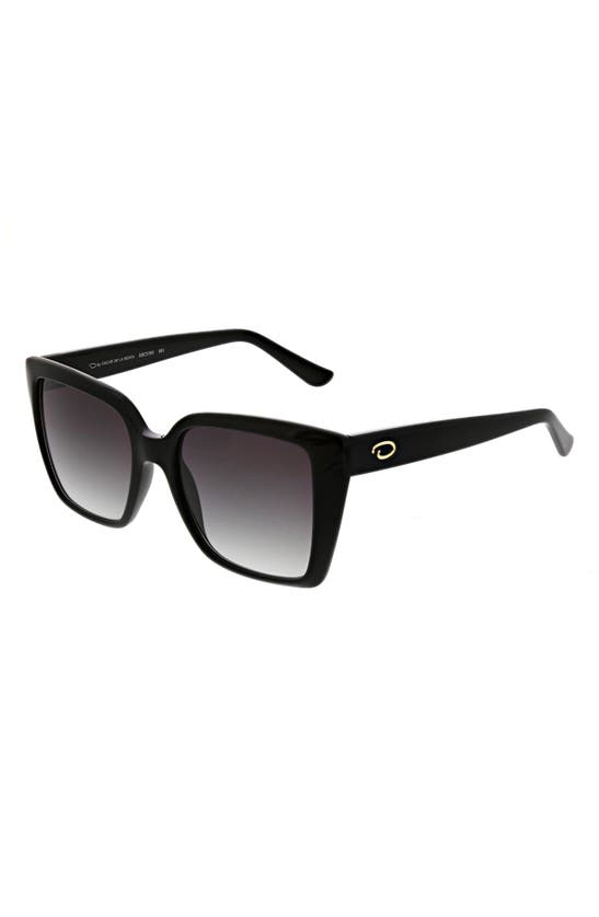 Oscar De La Renta 52mm Butterfly Sunglasses In Black
