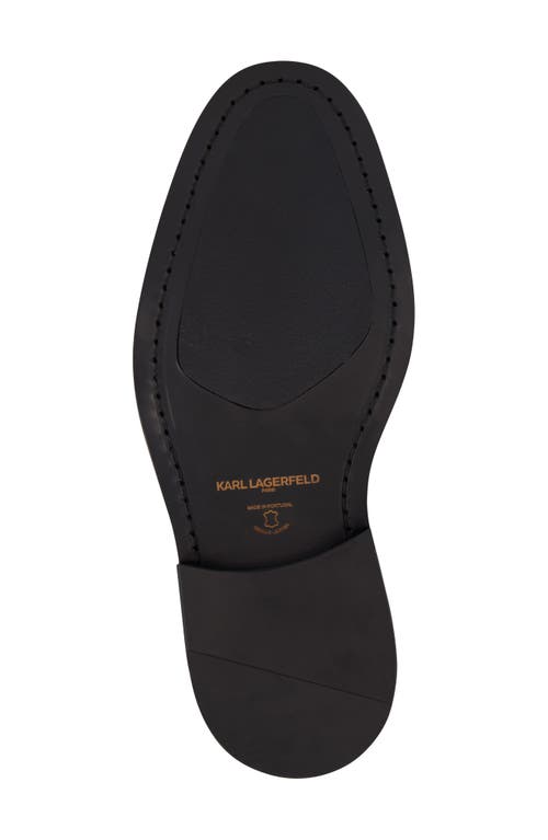 Karl Lagerfeld Cap Toe Wingtip Derby In Black