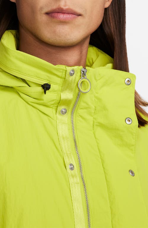 Shop Nike Tech Water Repellent Jacket In Bright Cactus/bright Cactus