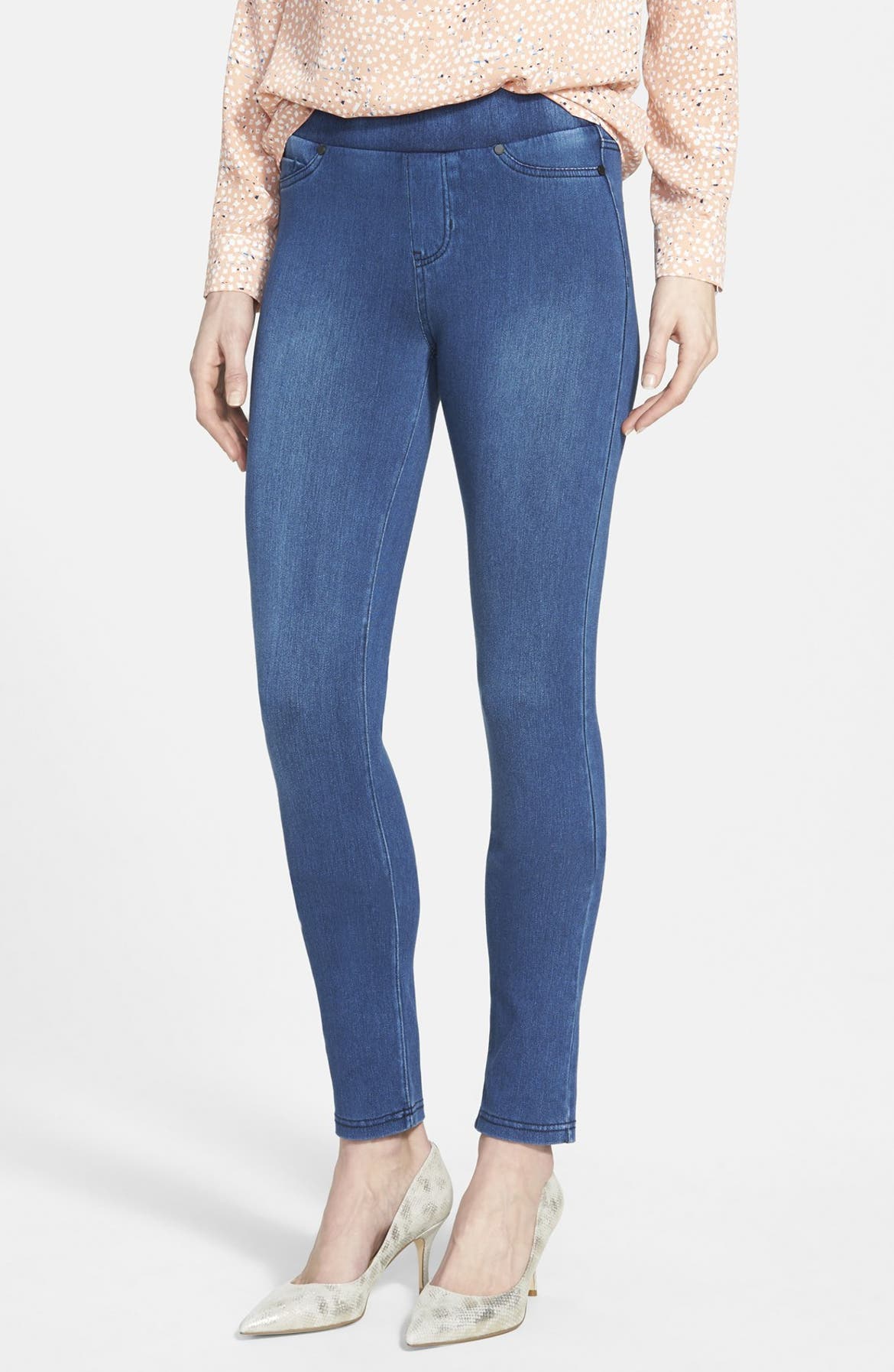 Liverpool Jeans Company 'Sienna' Pull-On Knit Denim Leggings | Nordstrom