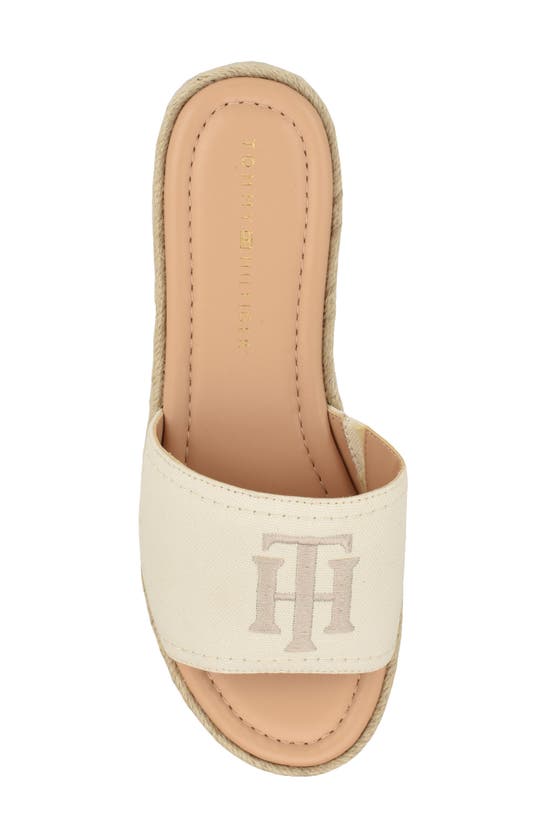 Shop Tommy Hilfiger Platform Espadrille Sandal In White