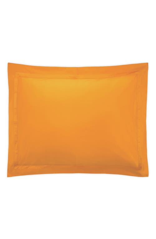 Matouk Nocturne Euro Sham in Tangerine at Nordstrom