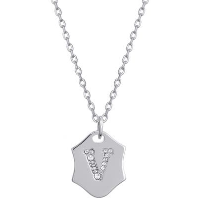 Stella + Ruby Nom De Plume Initial Pendant Necklace