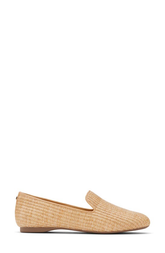 Shop Birdies Starling Raffia Flat In Flax Raffia