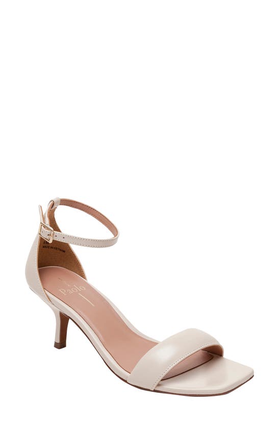 Linea Paolo Hannah Ankle Strap Sandal In Cream