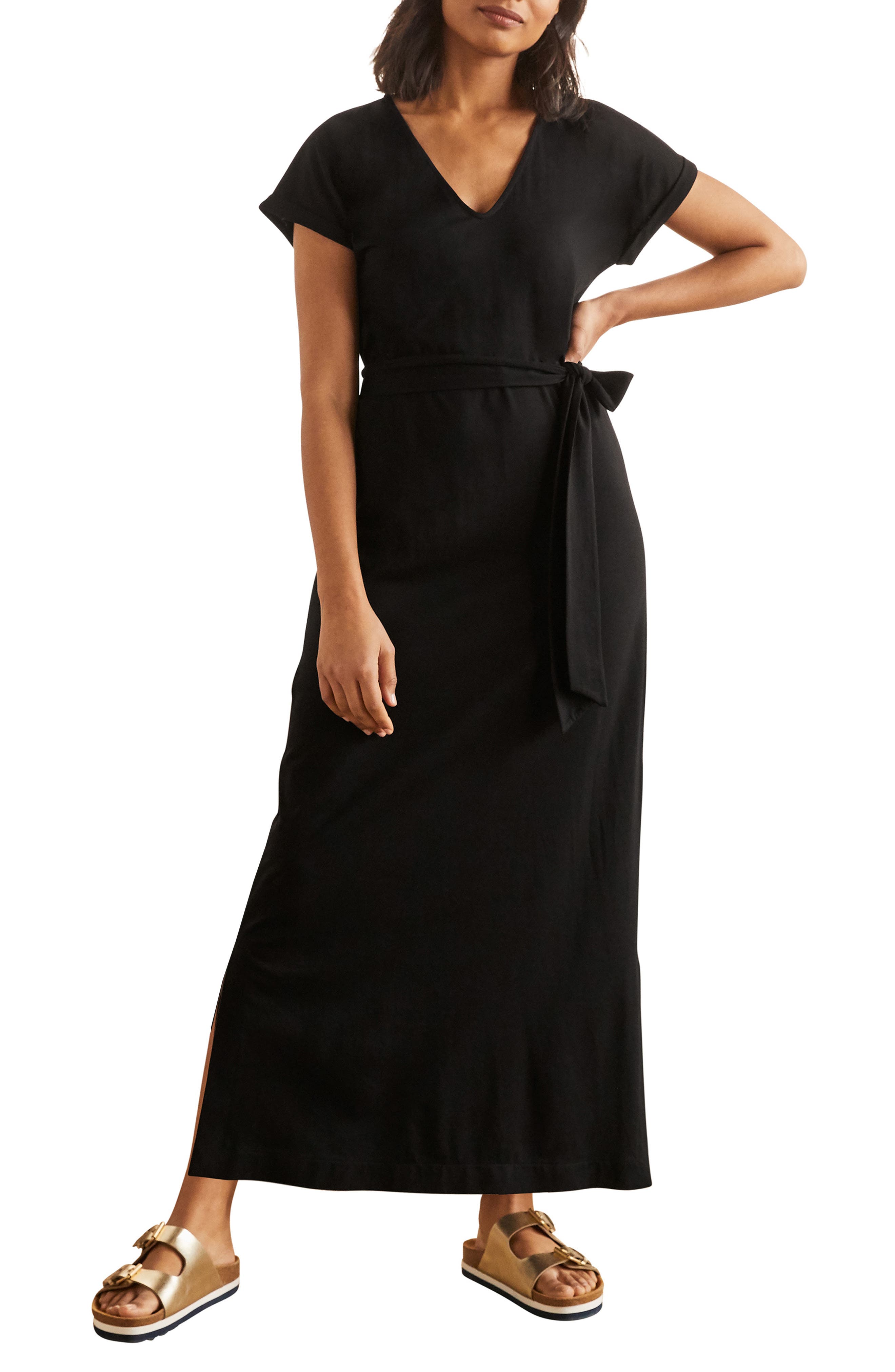 boden black maxi dress