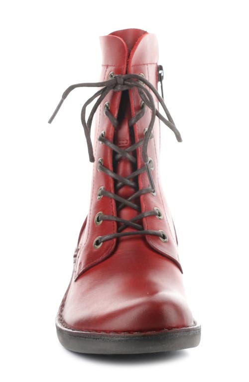 FLY LONDON FLY LONDON MILU LACE-UP LEATHER BOOT