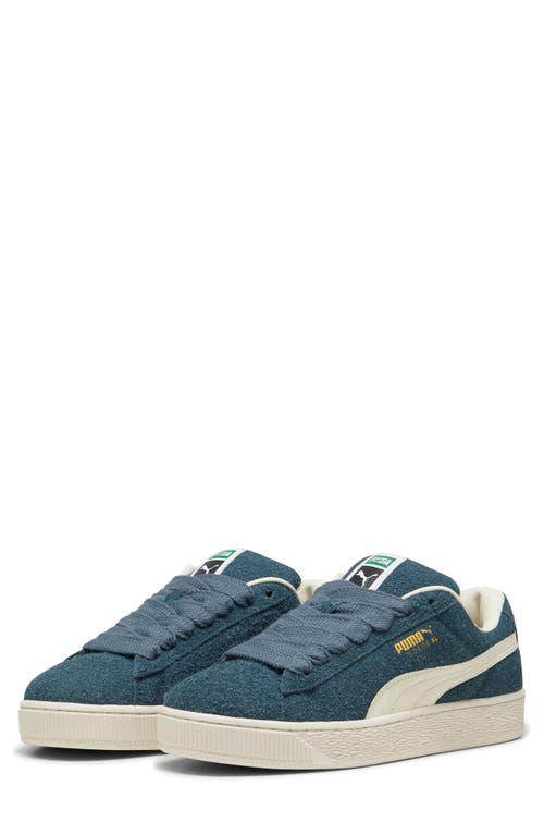 Puma Suede Xl Hairy Sneaker In Blue